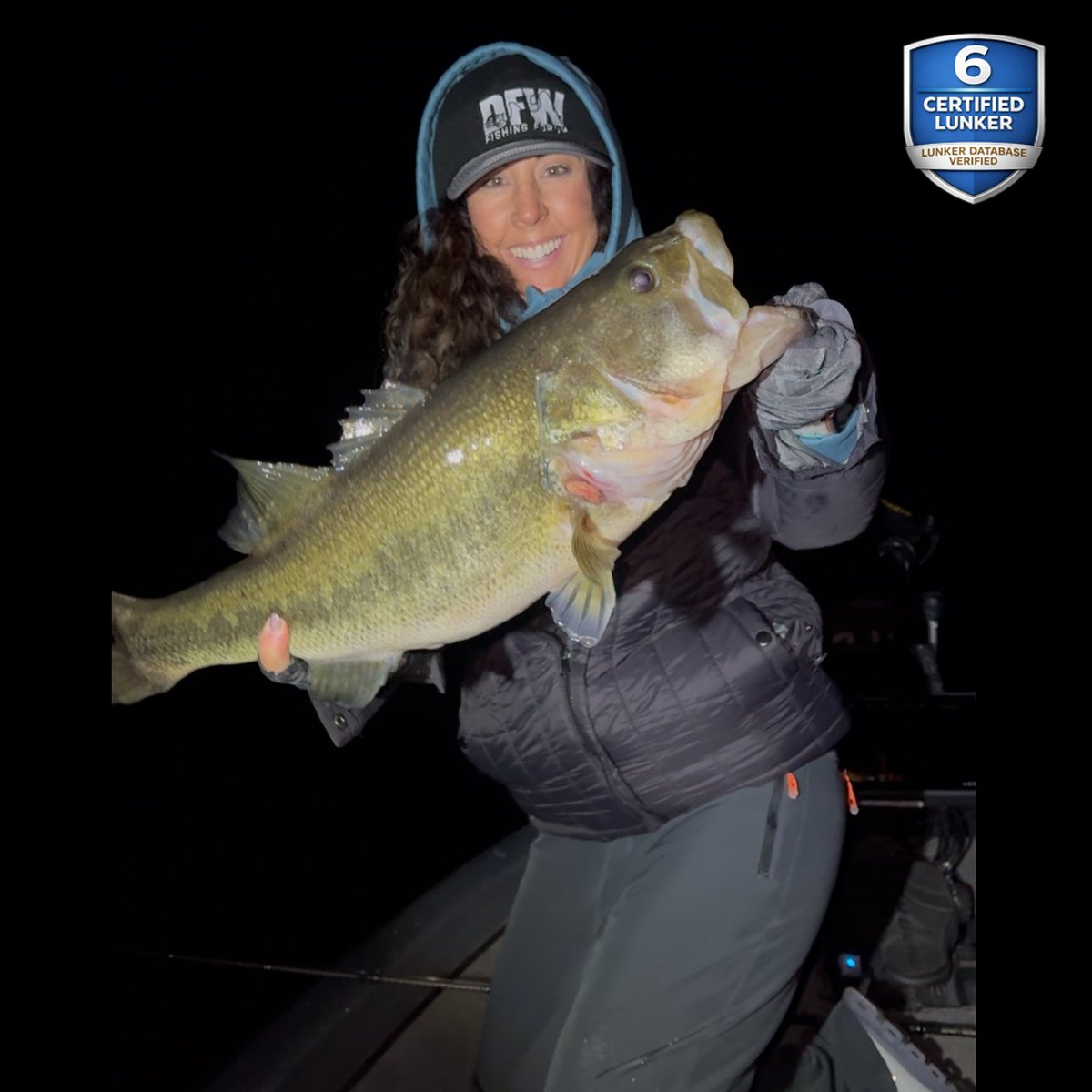 Largemouth Bass — 6 lbs 12 oz