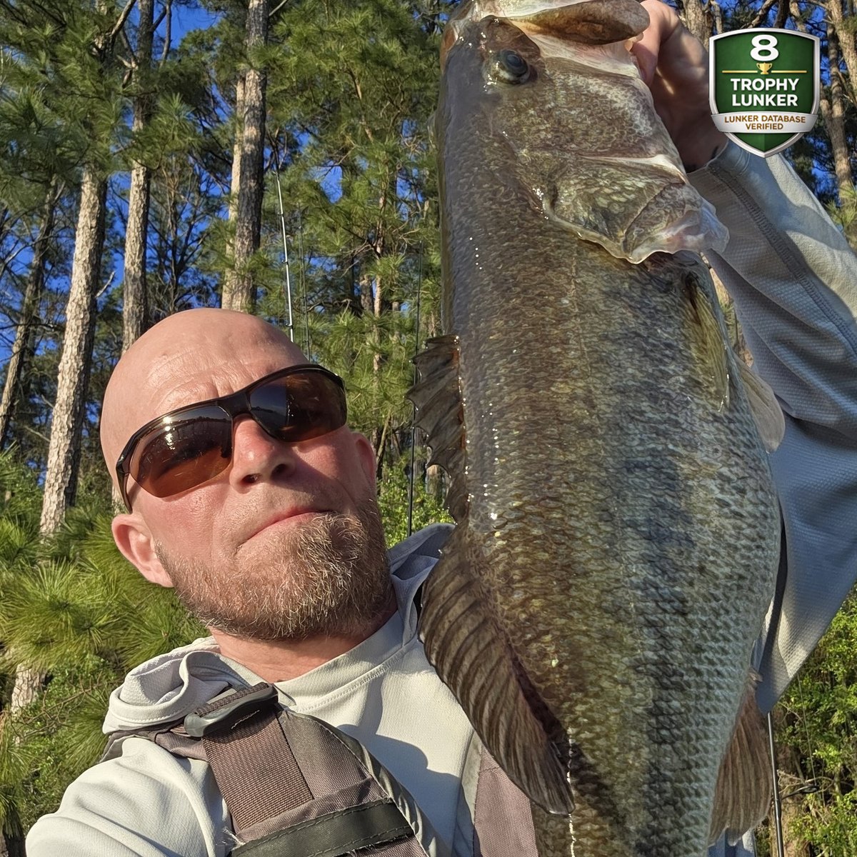 Largemouth Bass — 8 lbs 1 oz