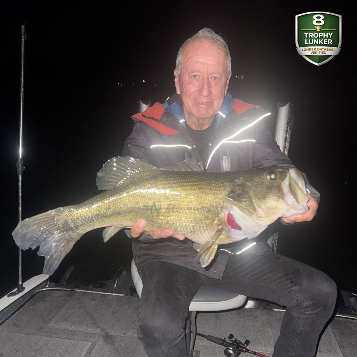 Largemouth Bass — 8 lbs 3 oz