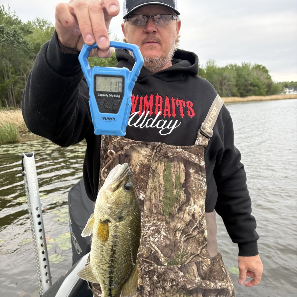 Largemouth Bass — 1 lbs 2 oz