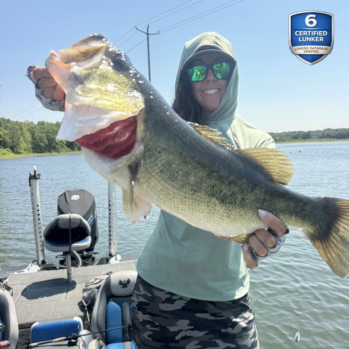 Largemouth Bass — 6 lbs 6 oz