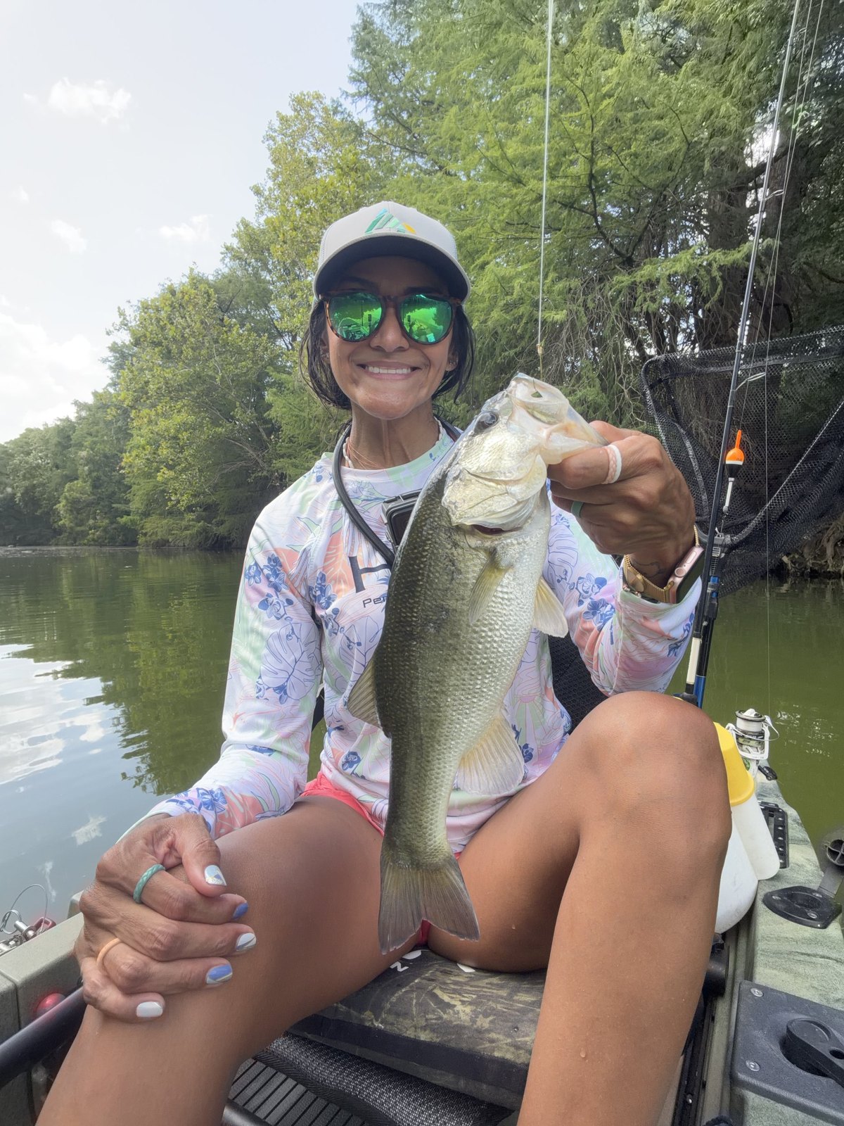 Largemouth Bass · 1 lbs 2 oz