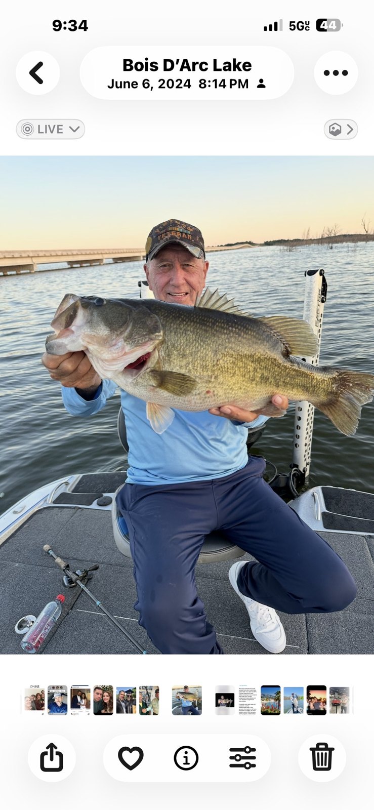 Largemouth Bass · 5 lbs 2 oz