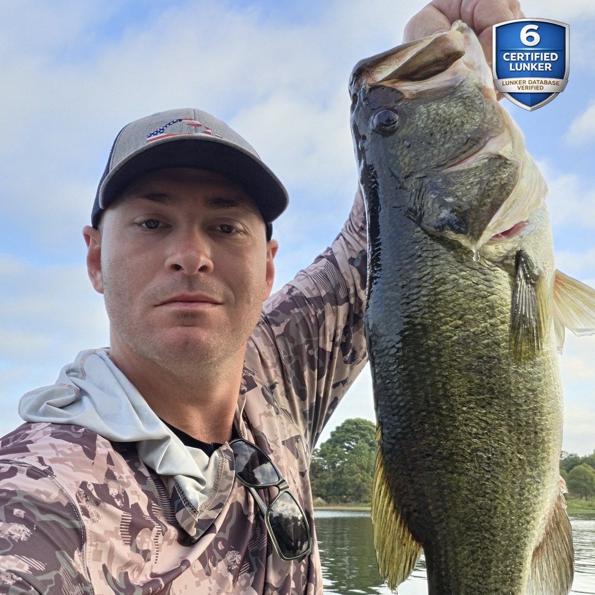 Largemouth Bass — 6 lbs 3 oz